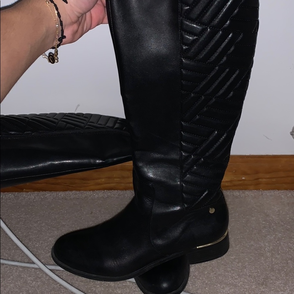Leather Calvin Klein Boots View 2